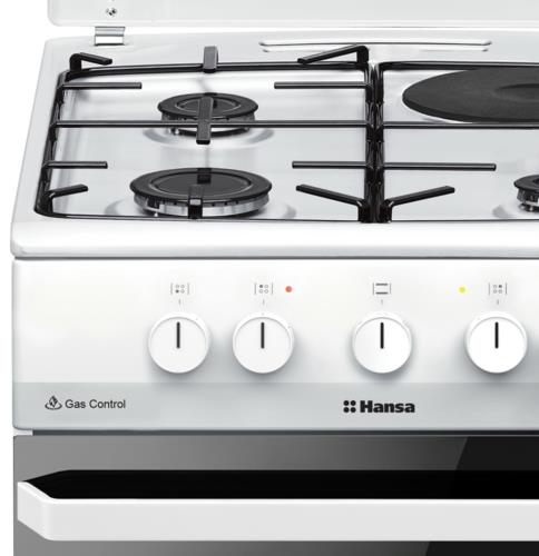 Комбинированная плита Hansa FCMW54000H белый