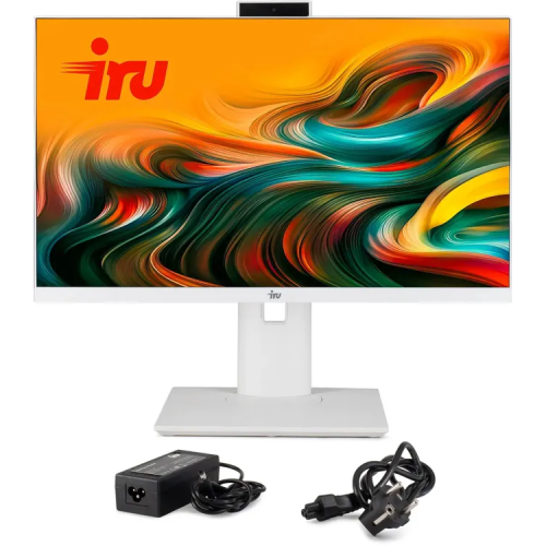 Моноблок IRU Tactio 23IW (2180456) 23.8" Full HD i5 1235U (1.3) 16Gb SSD512Gb Iris Xe без ОС GbitEth WiFi BT 65W Cam белый 1920x1080 RUS