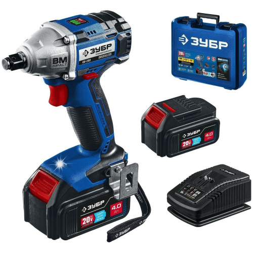 Гайковерт ЗУБР GB-250-42 в кейсе