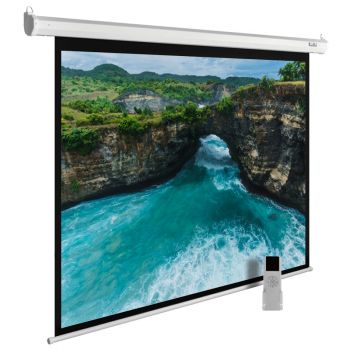 Экран Cactus 150x200см SIlverMotoExpert CS-PSSME-200X150-WT 4:3 настенно-потолочный рулонный белый (мотор привод)