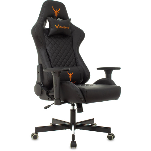 Кресло Knight Armor B эко.кожа черный ромбик