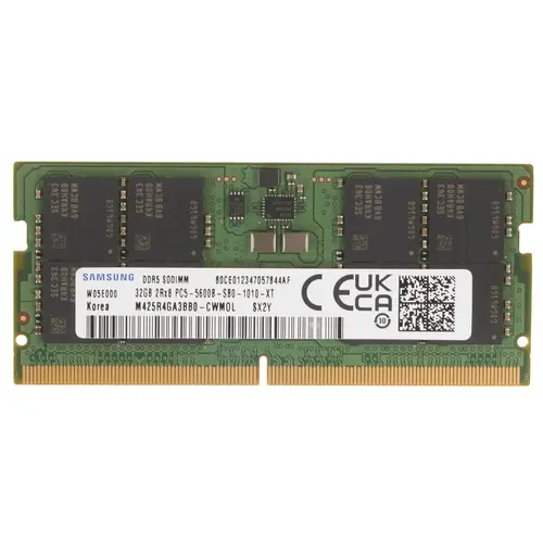 ОЗУ Samsung M425R4GA3BB0-CWM DDR5 32GB SODIMM 5600MHz 2Rx8, 1.1V
