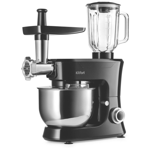 Миксер Kitfort КТ-3061 черный/серебристый