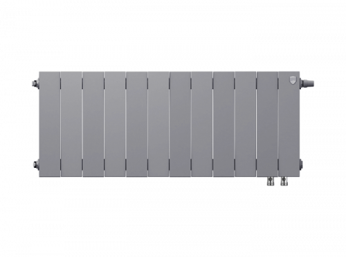 Биметаллический радиатор отопления  Royal Thermo Pianoforte 300 12 Секций Silver Satin Vdr
