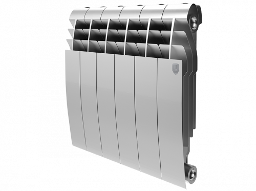 Биметаллический радиатор отопления  Royal Thermo Biliner 350 8 Секций Silver Satin