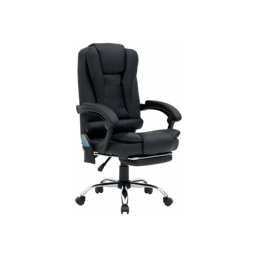 Кресло руководителя CROMEX Lounge MS-007 (532960) экокожа, черное