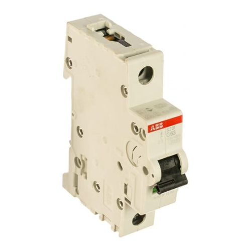 Выключатель автоматический модульный ABB S201 2CDS251001R0634 1п C 63А 6кА