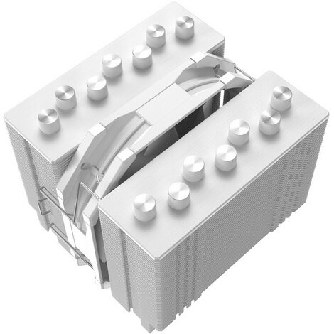 Кулер ID-COOLING SE-207-XT Slim Snow LGA20XX/1700/1200/115X/AM5/AM4 (TDP 220W, PWM, 7 тепл.трубок + медная база, 1 x Fan 120mm, белый) Ret