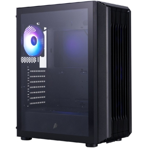 Корпус 1STPLAYER Bullet Hunter H6 ARGB Black (H6-BK-4F7) / ATX / 4x120mm ARGB fans