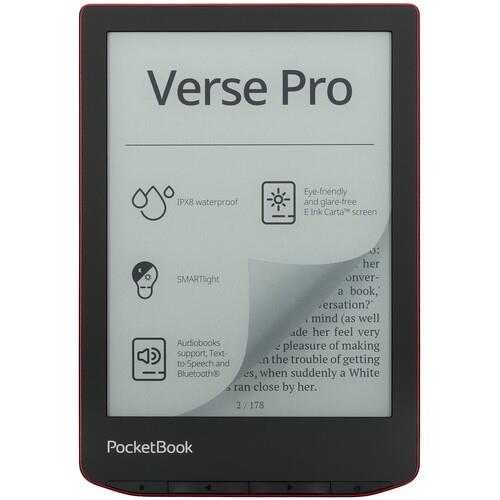 6" Электронная книга PocketBook 634 Verse Pro красный