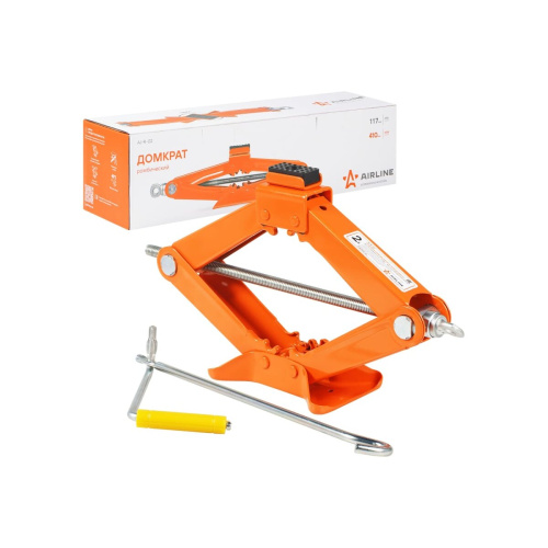 Домкрат ромбический Airline AJ-R-02 2т (min - 117 мм, max - 410 мм)