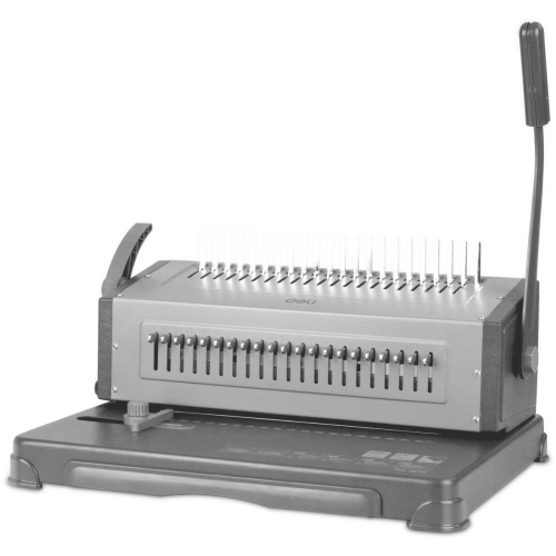 Переплетчик Deli 3874 A4/перф.25л.сшив/макс.450л./пластик.пруж. (6-51мм)