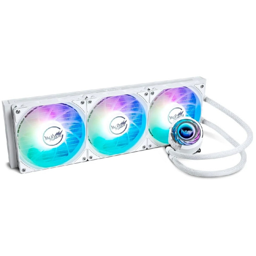 СВО Valkyrie Jarn 420 ARGB White (C420W-RGB) / 3x140mm ARGB fans, 500-2150RPM, 105CFM, 32.2dBA, 300W TDP