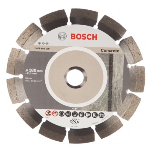 Диск алмазный по бетону Bosch 2608602199 180x22, 23 мм