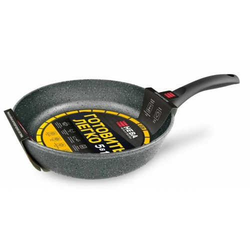 Сковорода Нева Металл Посуда GL4120 20 Готовить легко Stone Gray н/р