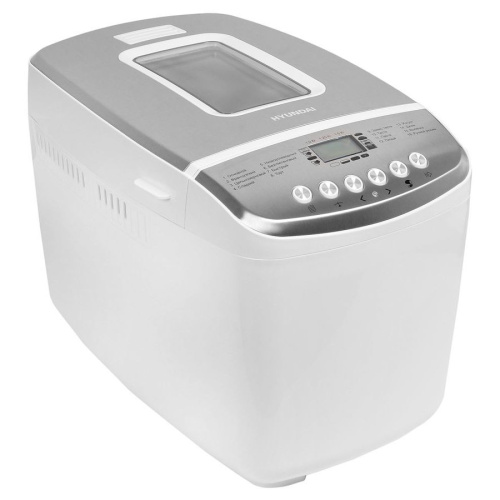 Хлебопечь Hyundai HYBM-M0815 белый/серебристый