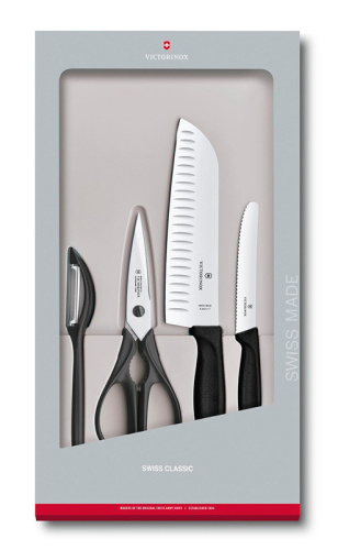 Набор ножей Victorinox Swiss Classic Kitchen (6.7133.4G) 4шт черный