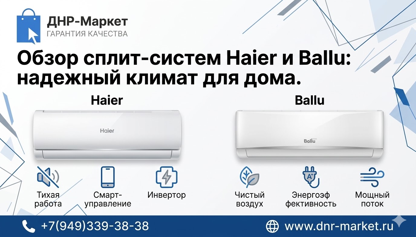Обзор сплит-систем Haier и Ballu: надежный климат для дома. Обзор сплит-систем Haier и Ballu: надежный климат для дома.