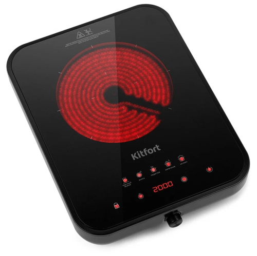 Настольная плитка Kitfort КТ-141 черный