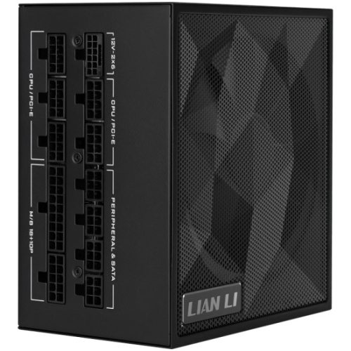 Блок питания Lian Li SX1000P (G9P.SX1000P.B000.RU) / Black / ATX 3.1, 1000W, 80 Plus Platinum, PCIe 5.1, APFC, 120mm FDB Fan, Fully Modular
