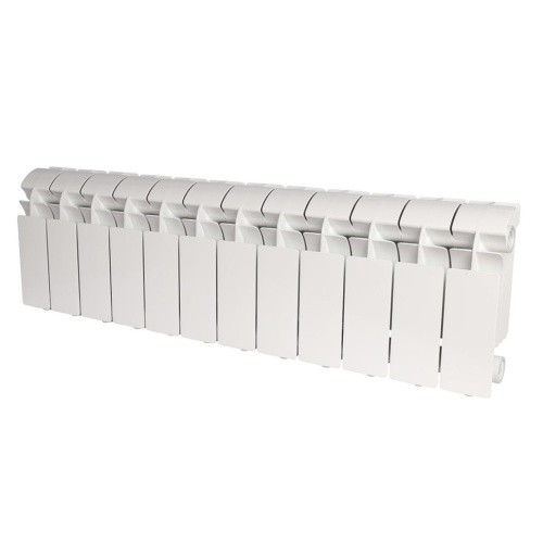 Радиатор алюминиевый Global VOX-R 200 12 секций боковое подключение белый RAL 9010