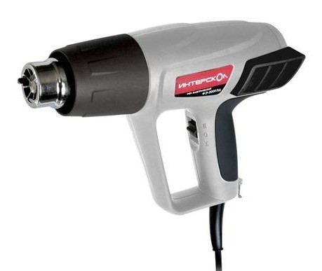 Технический фен Интерскол ФЭ-2000ЭМ чёрный 385.0.1.00