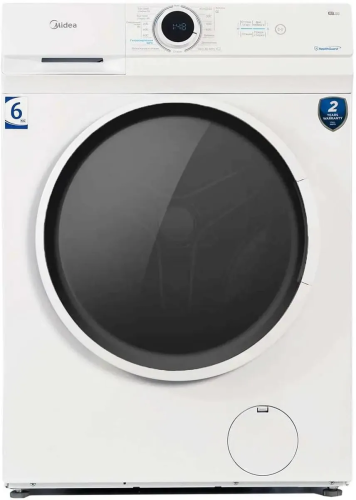Стиральная машина MIDEA MF100W60/W Стиральная машина MIDEA MF100W60/W — внешний вид