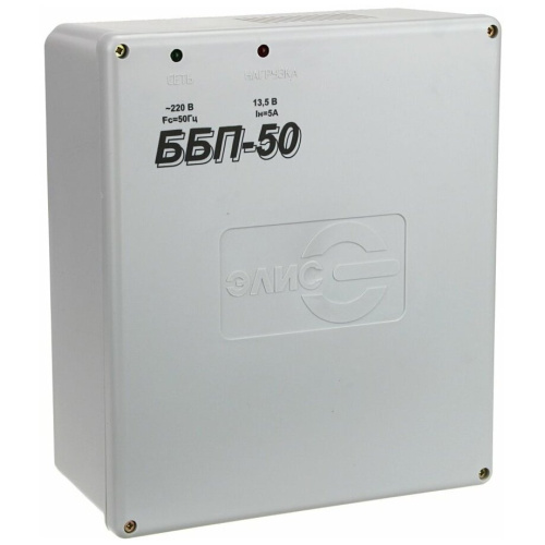 Стабилизатор напряжения ЭЛИС ББП-50 белый