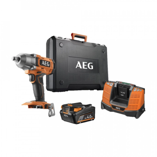Гайковёрт AEG BSS18C12ZC-402C (4935493428) 2АКБ+ЗУ