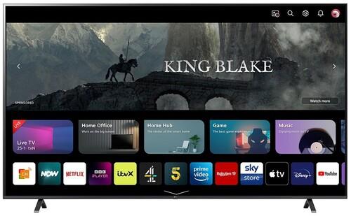 86" (217 см) Телевизор LG 86UR78006LB черный