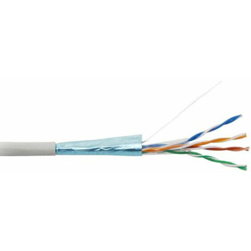 Витая пара Exegate FUTP4-C5e-CCA-S24-IN-PVC-GY-100 (EX281812RUS) серый