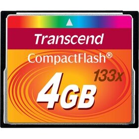Карта памяти Transcend (TS4GCF133) CF 4Gb 133x Type I