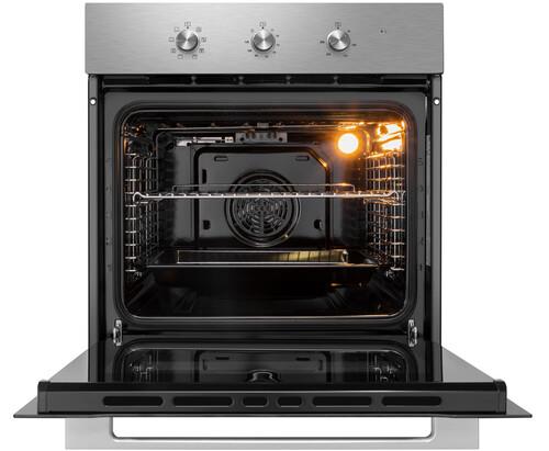 Электрический духовой шкаф MAUNFELD MEOC708PS серебристый