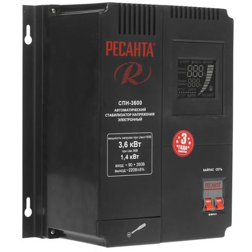 Стабилизатор напряжения Ресанта СПН-3600 — внешний вид