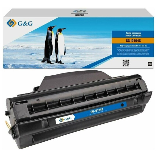 Картридж G&G GG-D104S лазерный черный (1500стр.) для Samsung ML-1660K/1665K/1661K;SCX-3200/3210/3205/3217