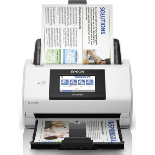 Сканер протяжный Epson WorkForce DS-790WN (B11B265401) A4 белый