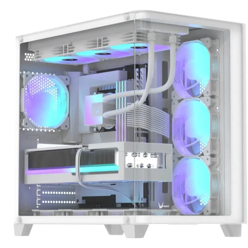 Корпус Formula Crystal U2, ATX, Midi-Tower, без БП, белый