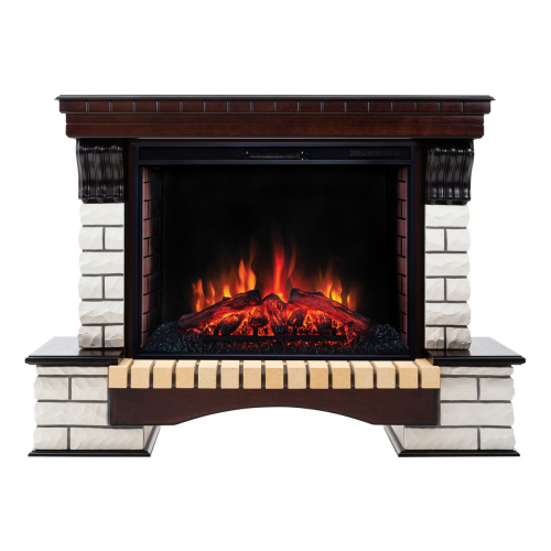 Электрокамин RealFlame Country 33/33W AO античный дуб с очагом Epsilon 33