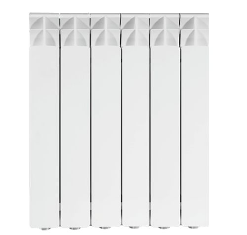 Алюминиевый радиатор отопления Fondital B4 500/100 Aleternum Bianco (6 секций)