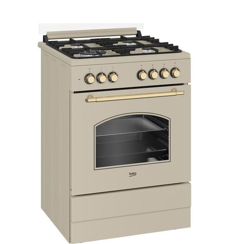 Комбинированная плита Beko FSE61130DCR бежевый