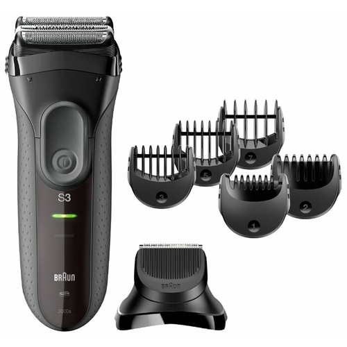 Бритва сетчатая Braun 3000BT черный