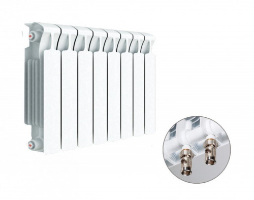 Биметаллический радиатор отопления  Rifar Base Ventil L 350 X8