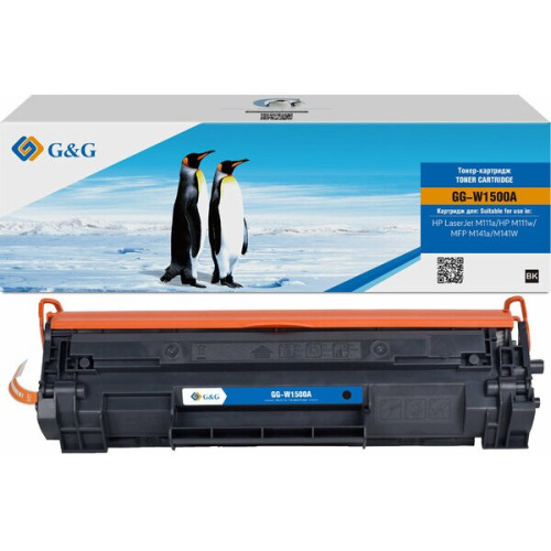 Картридж лазерный G&G GG-W1500A W1500A черный 975стр для HP LaserJet M111a/M111w/MFP M141a/M141W