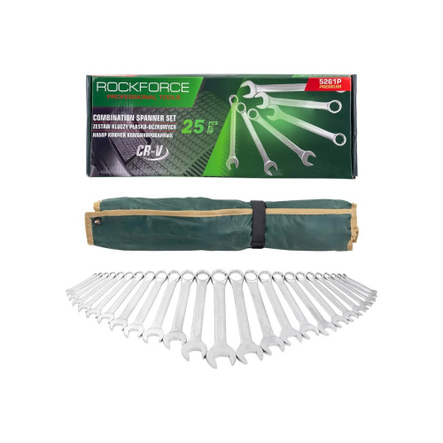 Набор ключей комбинированных Rockforce RF-5261P Premium(60778) 25 предметов
