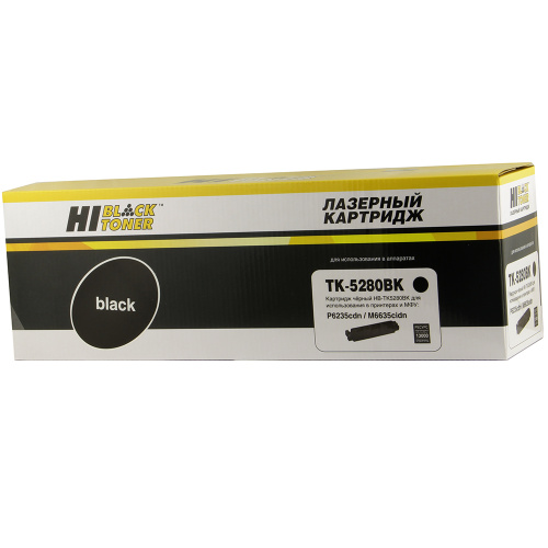 Тонер-картридж Hi-Black HB-TK-5280BK для Kyocera ECOSYS P6235/M6235/M6635, Bk, 13K