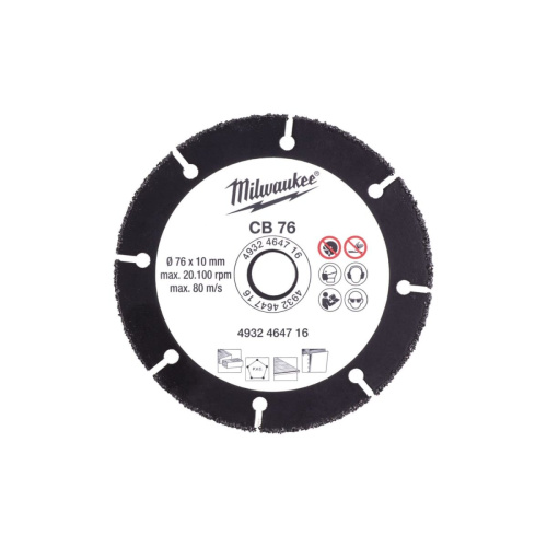 Диск по дереву Milwaukee 4932464716 76мм