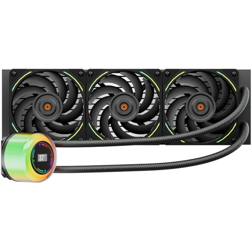 СВО 1STPLAYER CC 360 Black (CC-360-BK) / 3x120mm, ARGB