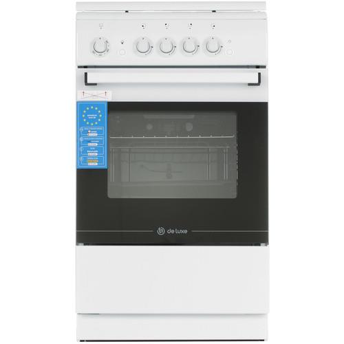 Газовая плита De Luxe 506040.20г (кр) ЧР белый