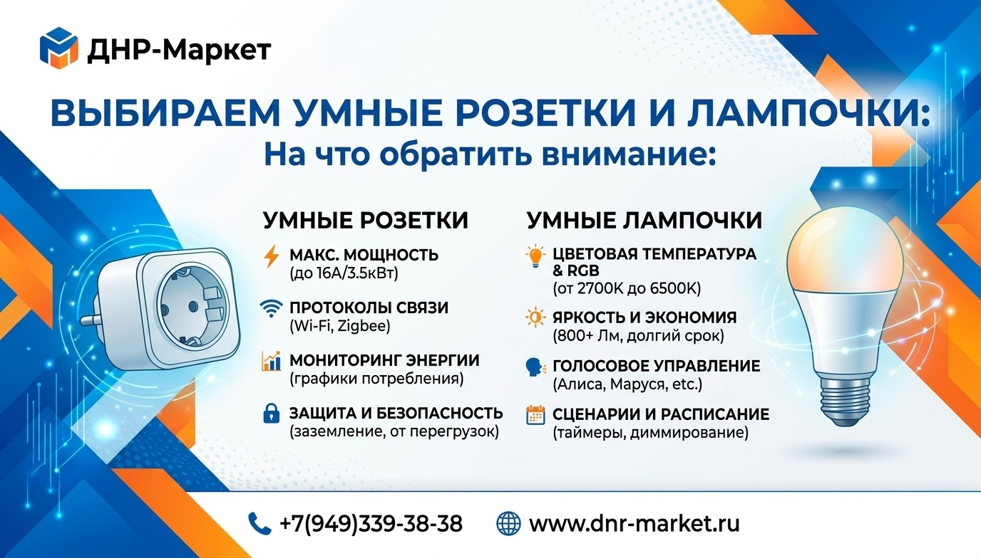 Выбираем умные розетки и лампочки: на что обратить внимание. Выбираем умные розетки и лампочки: на что обратить внимание.