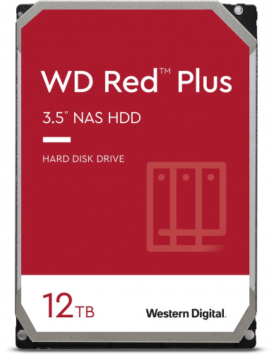 HDD WD Original SATA-III 12Tb WD120EFBX NAS Red Plus (7200rpm) 256Mb 3.5"